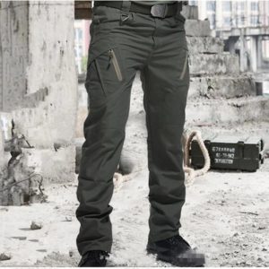 Pantalon Cargo élastique imperméable à poches multiples pour homme, style militaire, jogging en plein air, tactique, grande taille