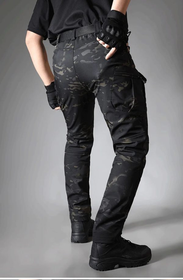 Pantalon Long Tactique pour Homme, CamSolomon, Multi-Poches, Entraînement en Plein Air, Randonnée, Automne et Hiver, ix7 – Image 5