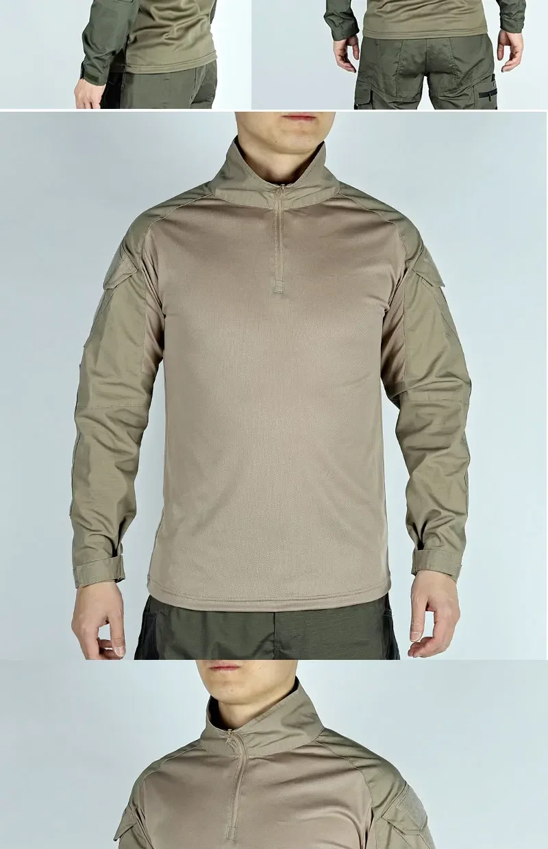 Ensemble de Pièces Militaires G3 pour Homme, Uniformes d'Entraînement de html, Chemises et viser de Randonnée, Analyste de Jeux de Guerre de Terrain en Plein Air