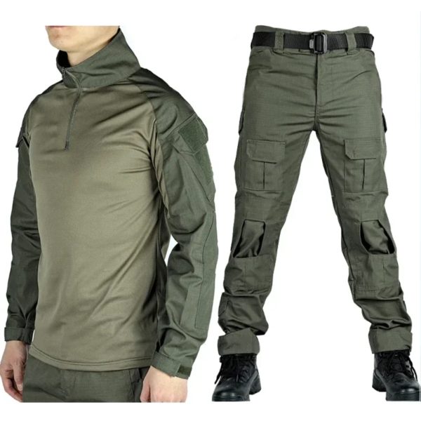 Ensemble de Pièces Militaires G3 pour Homme, Uniformes d'Entraînement de html, Chemises et viser de Randonnée, Analyste de Jeux de Guerre de Terrain en Plein Air