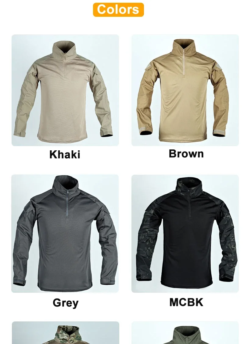 Ensemble de Pièces Militaires G3 pour Homme, Uniformes d'Entraînement de html, Chemises et viser de Randonnée, Analyste de Jeux de Guerre de Terrain en Plein Air