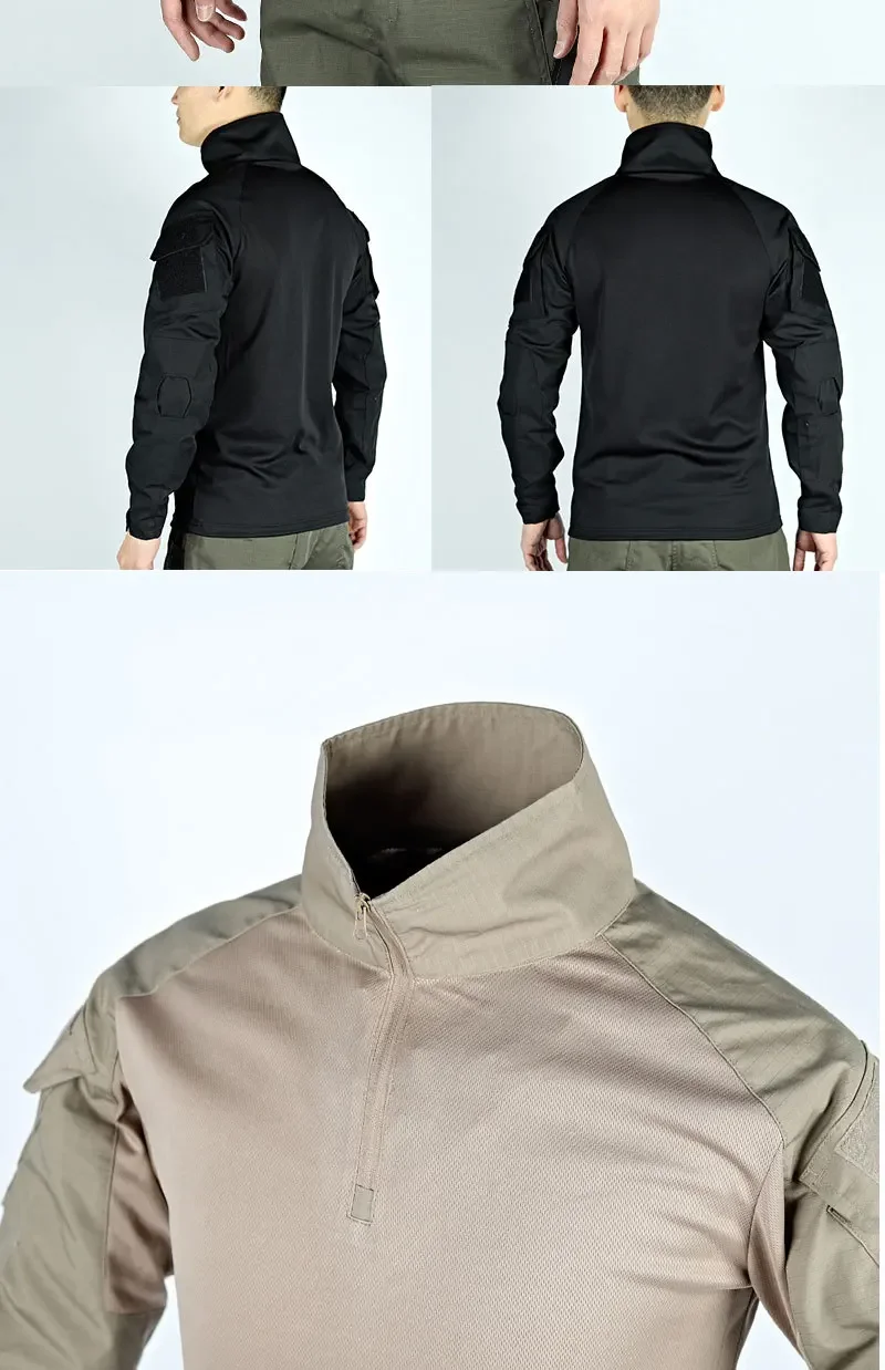 Ensemble de Pièces Militaires G3 pour Homme, Uniformes d'Entraînement de html, Chemises et viser de Randonnée, Analyste de Jeux de Guerre de Terrain en Plein Air
