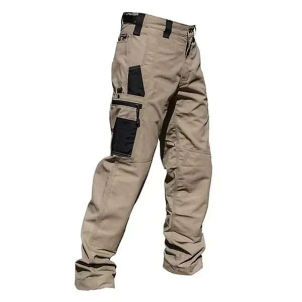 Pantalon de travail droit multi-poches pour hommes, jogging extérieur, vêtements décontractés, printemps, automne – Image 2