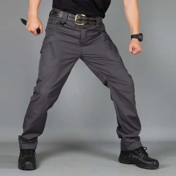 Pantalon DulCargo pour hommes, Skip FjCargo, poches multiples, travail, randonnée, décontracté, grande taille 6XL – Image 4