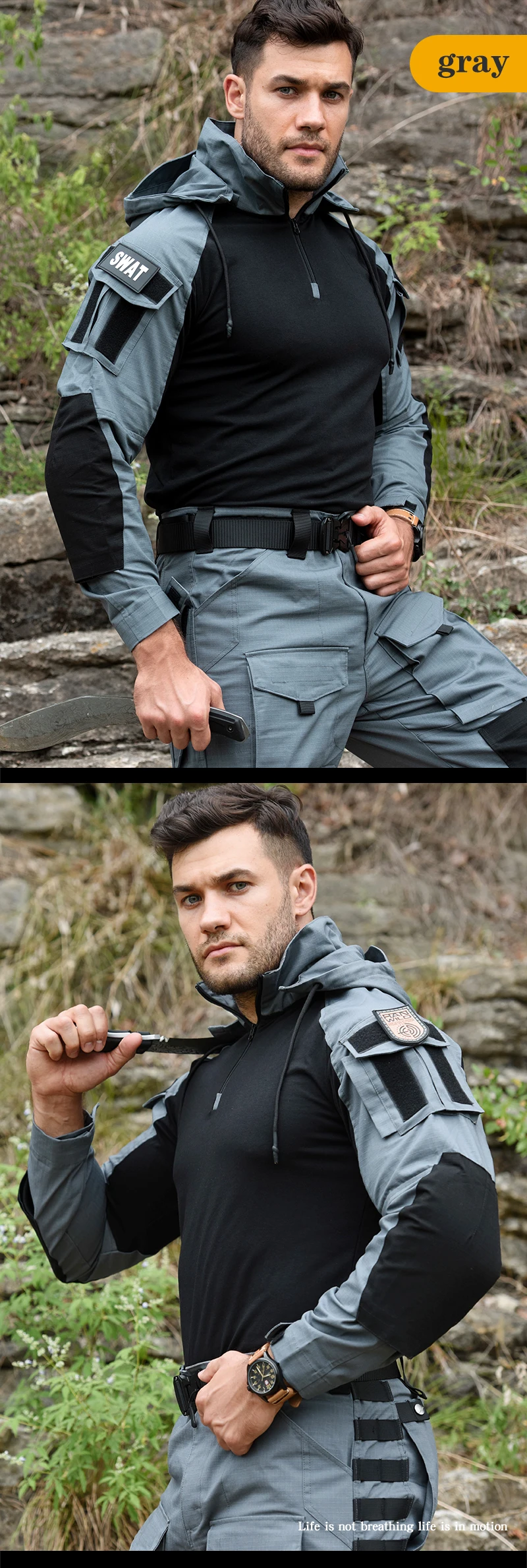 Costumes militaires DulPants, chemises skip, pantalons, vêtements de travail Airsoft Paintball, uniforme de police de scout camouflage de l'armée américaine, kit de tir