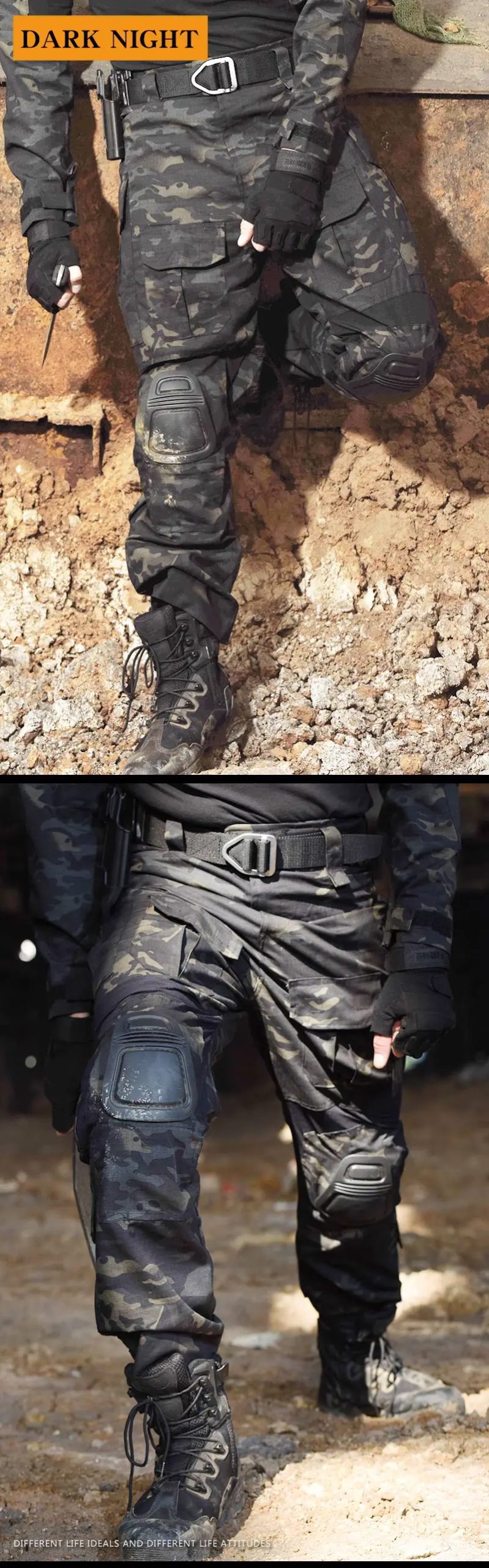 Costumes militaires DulPants, chemises skip, pantalons, vêtements de travail Airsoft Paintball, uniforme de police de scout camouflage de l'armée américaine, kit de tir