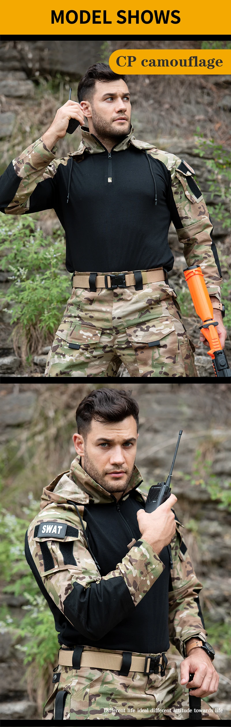 Costumes militaires DulPants, chemises skip, pantalons, vêtements de travail Airsoft Paintball, uniforme de police de scout camouflage de l'armée américaine, kit de tir