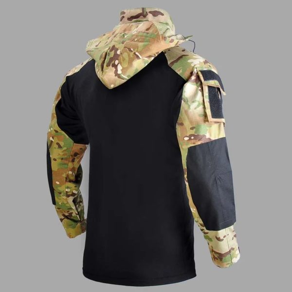 Costumes militaires DulPants, chemises skip, pantalons, vêtements de travail Airsoft Paintball, uniforme de police de scout camouflage de l'armée américaine, kit de tir – Image 6