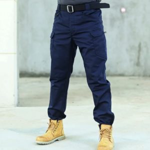 Pantalon DulPants Militaire pour Homme, Salopette d'Entraînement Décontractée, Multi-Poches, Imperméable, Résistant à l'Usure, Skip Fjj Spécial