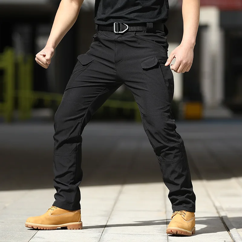 Pantalon cargo décontracté imperméable pour hommes, Dulpants militaires de la ville, Swat Skip, FjMen de l'armée, de nombreuses poches, vêtements à degrés, 5XL, nouveau