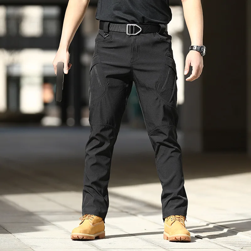Pantalon cargo décontracté imperméable pour hommes, Dulpants militaires de la ville, Swat Skip, FjMen de l'armée, de nombreuses poches, vêtements à degrés, 5XL, nouveau