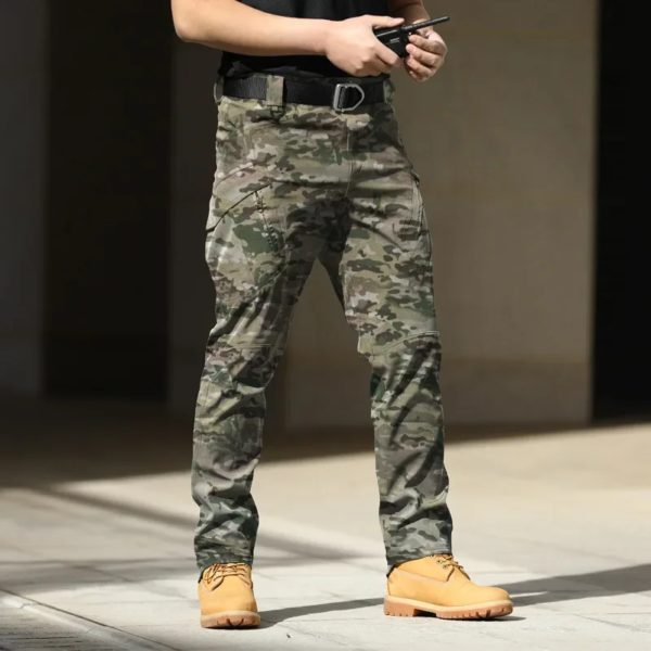 Pantalon cargo décontracté imperméable pour hommes, Dulpants militaires de la ville, Swat Skip, FjMen de l'armée, de nombreuses poches, vêtements à degrés, 5XL, nouveau – Image 4