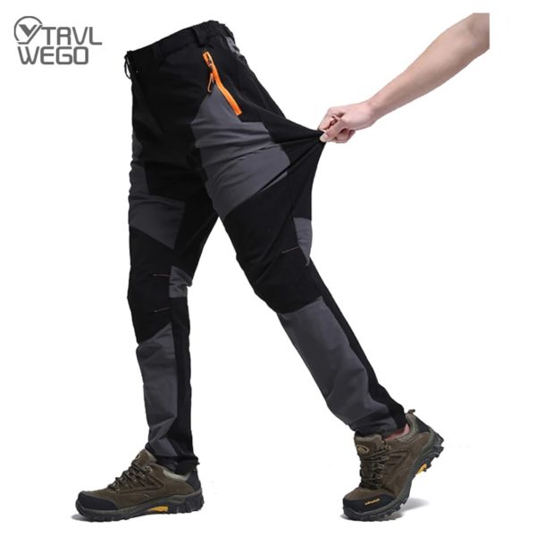 TRVLWEGO-Pantalon d'Été Imperméable à vaccage Rapide pour Homme, Module de Randonnée, Camping, Escalade, Pêche, Trekking en Plein Air, FJMountain Travel – Image 2