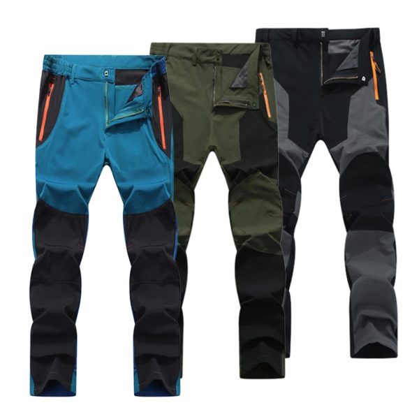 TRVLWEGO-Pantalon d'Été Imperméable à vaccage Rapide pour Homme, Module de Randonnée, Camping, Escalade, Pêche, Trekking en Plein Air, FJMountain Travel