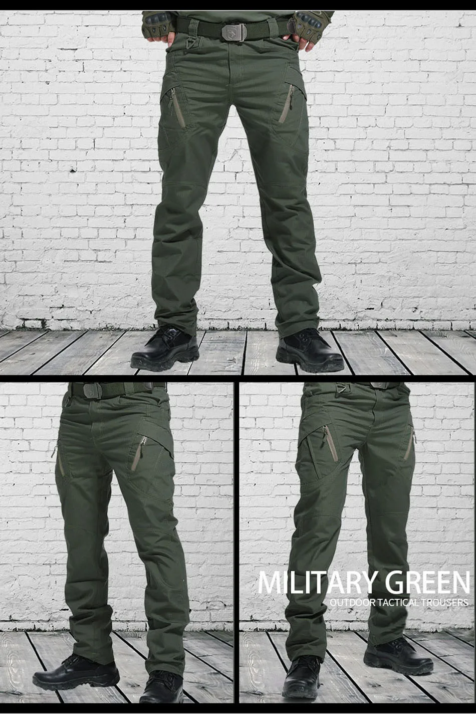 Pantalon cargo imperméable pour homme, jogging militaire masculin, pantalon élastique à poches multiples, grande taille, FjOutdoor Pantalon cargo imperméable pour homme, jogging militaire masculin, pantalon élastique à poches multiples, grande taille, FjOutdoor
