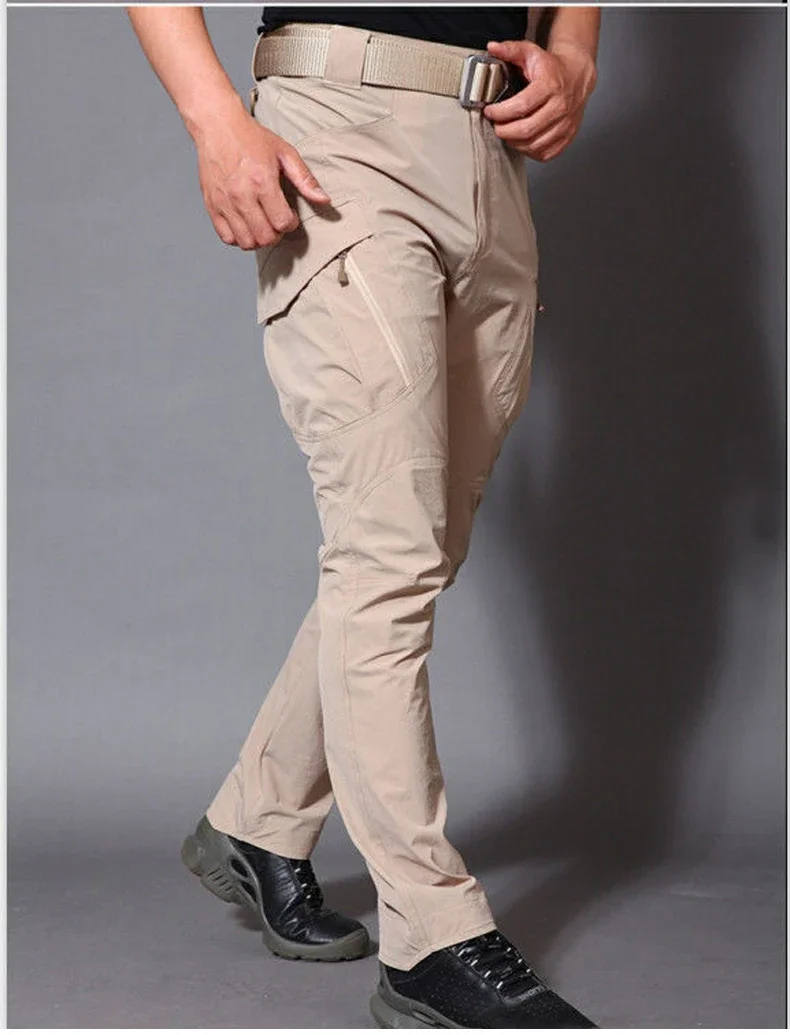 DulTrack-Pantalon militaire pour homme, respirant et imperméable, pour camping, pêche, randonnée et entraînement