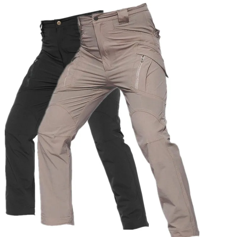 DulTrack-Pantalon militaire pour homme, respirant et imperméable, pour camping, pêche, randonnée et entraînement