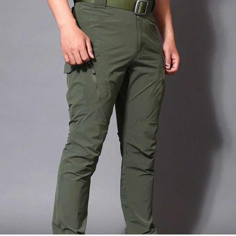 DulTrack-Pantalon militaire pour homme, respirant et imperméable, pour camping, pêche, randonnée et entraînement