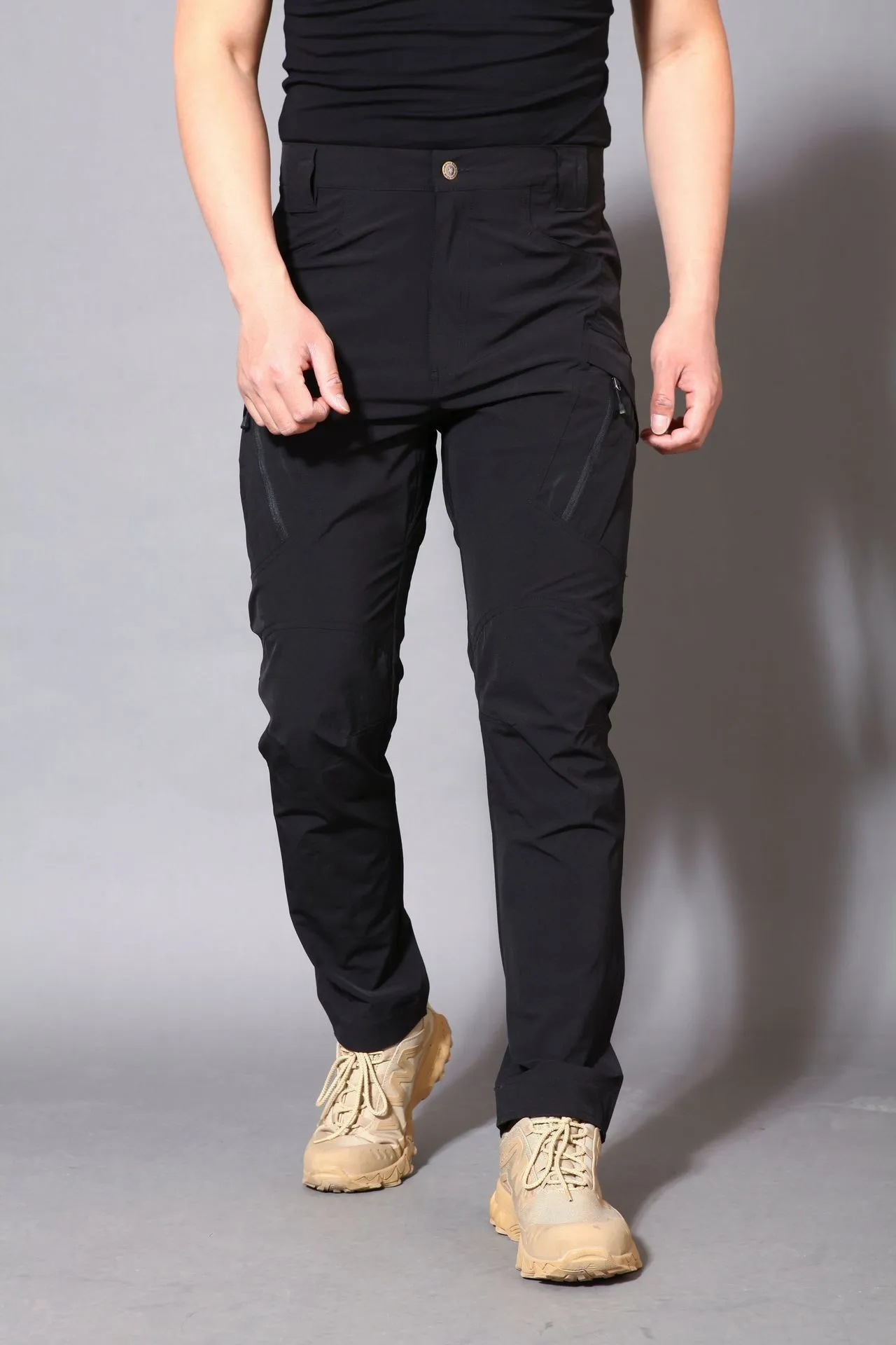 DulTrack-Pantalon militaire pour homme, respirant et imperméable, pour camping, pêche, randonnée et entraînement