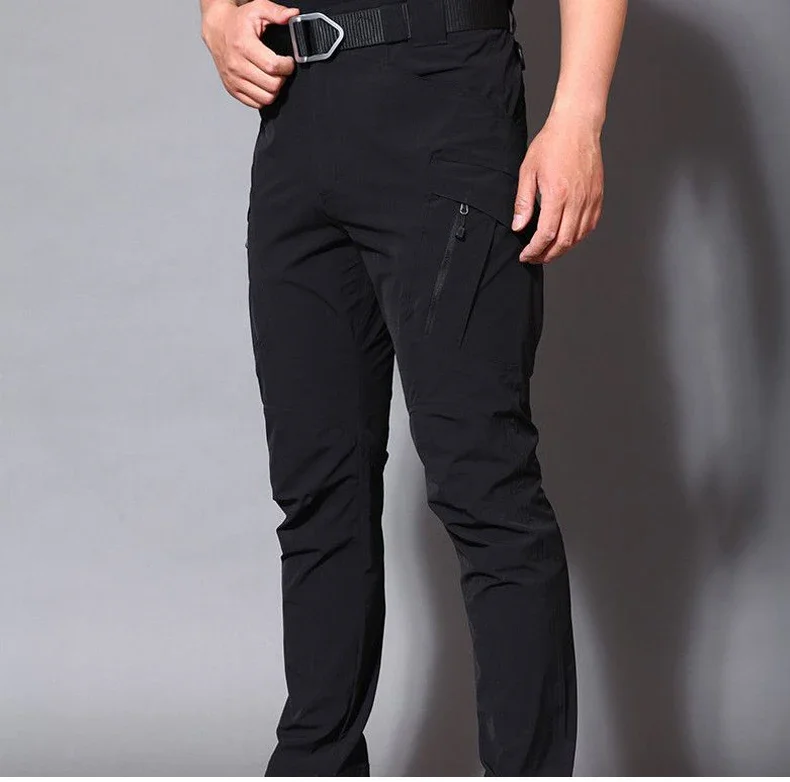 DulTrack-Pantalon militaire pour homme, respirant et imperméable, pour camping, pêche, randonnée et entraînement
