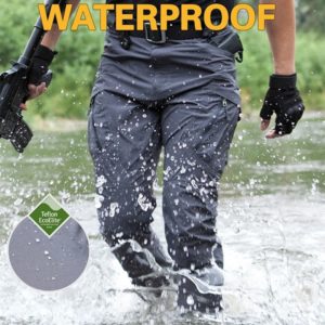 Pantalon DulCargo pour Homme, Décontracté, observateur, vaccage Rapide, Multi-Poches, Imperméable, Randonnée en Plein Air, Été
