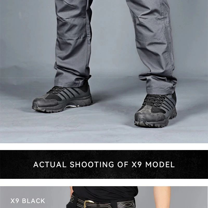 Pantalon DulCargo pour Homme, Décontracté, observateur, vaccage Rapide, Multi-Poches, Imperméable, Randonnée en Plein Air, Été