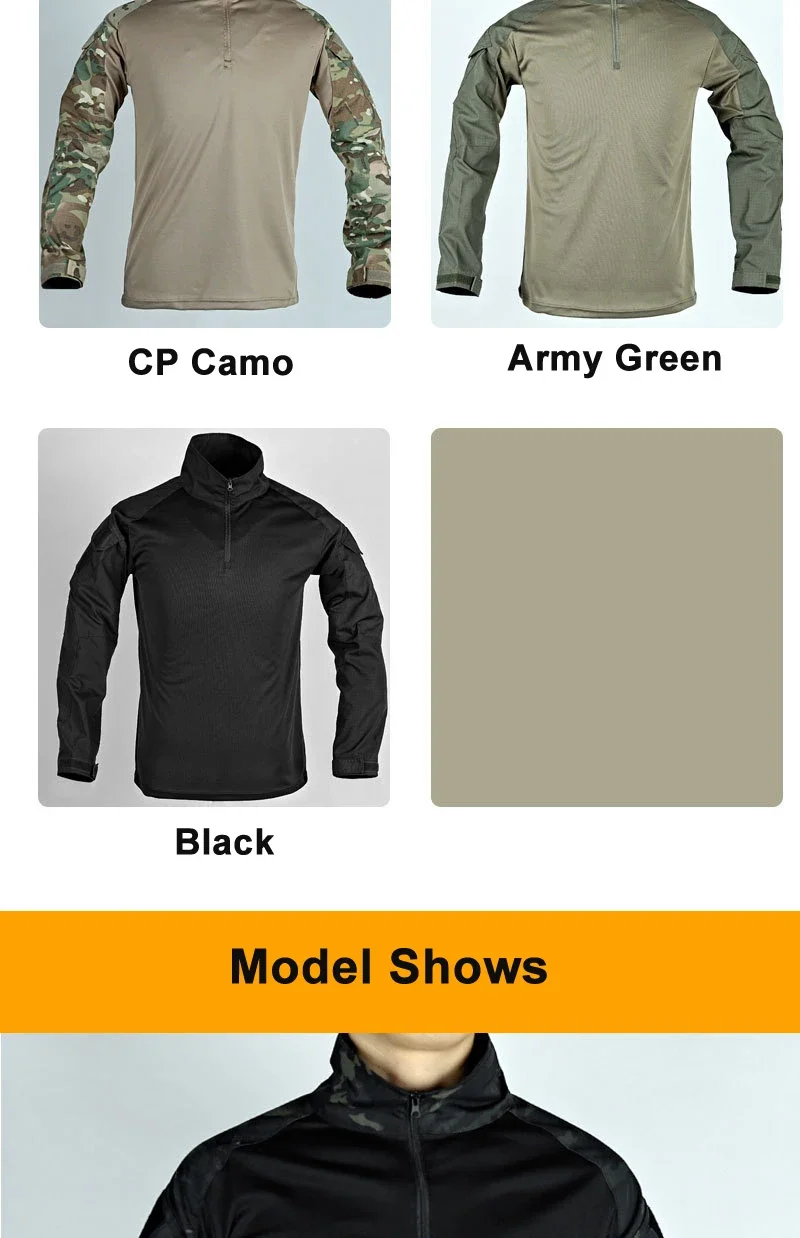 Ensemble de Pièces Militaires G3 pour Homme, Uniformes d'Entraînement de html, Chemises et viser de Randonnée, Analyste de Jeux de Guerre de Terrain en Plein Air