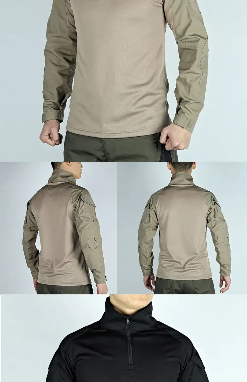 Ensemble de Pièces Militaires G3 pour Homme, Uniformes d'Entraînement de html, Chemises et viser de Randonnée, Analyste de Jeux de Guerre de Terrain en Plein Air