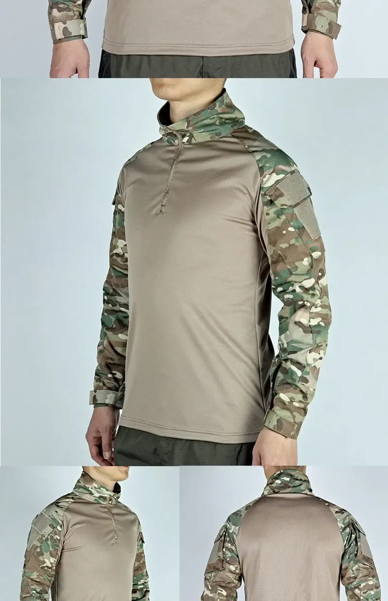 Ensemble de Pièces Militaires G3 pour Homme, Uniformes d'Entraînement de html, Chemises et viser de Randonnée, Analyste de Jeux de Guerre de Terrain en Plein Air