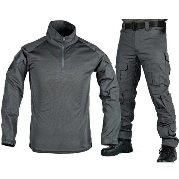 Ensemble de Pièces Militaires G3 pour Homme, Uniformes d'Entraînement de html, Chemises et viser de Randonnée, Analyste de Jeux de Guerre de Terrain en Plein Air – Image 2