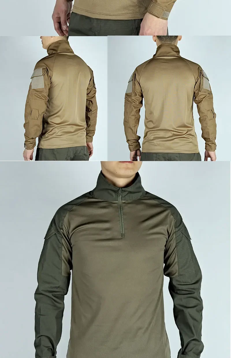 Ensemble de Pièces Militaires G3 pour Homme, Uniformes d'Entraînement de html, Chemises et viser de Randonnée, Analyste de Jeux de Guerre de Terrain en Plein Air