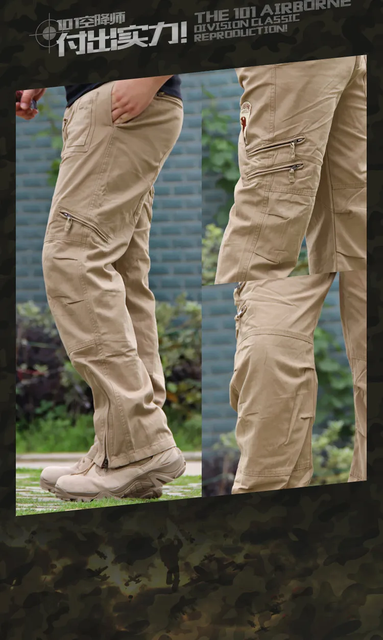 Solomon-Pantalon cargo style extérieur pour homme, jogging camouflage masculin, coton grande taille, nombreuses poches, noir, fjl Solomon-Pantalon cargo style extérieur pour homme, jogging camouflage masculin, coton grande taille, nombreuses poches, noir, fjl
