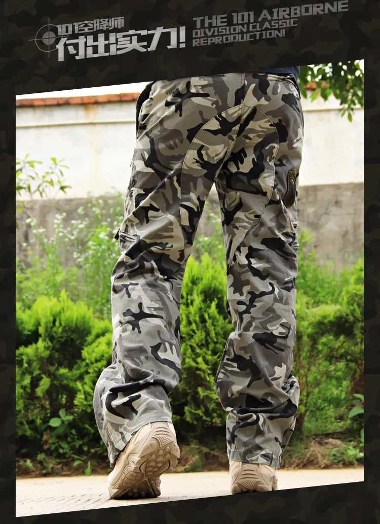 Solomon-Pantalon cargo style extérieur pour homme, jogging camouflage masculin, coton grande taille, nombreuses poches, noir, fjl Solomon-Pantalon cargo style extérieur pour homme, jogging camouflage masculin, coton grande taille, nombreuses poches, noir, fjl