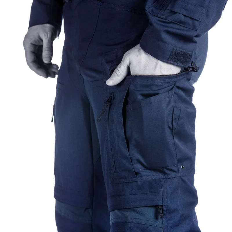 PRO DulPants-Jogging cargo imperméable pour homme, extérieur, Ripstop, multi-poches, protection des genoux, skip fjP40 Airsoft