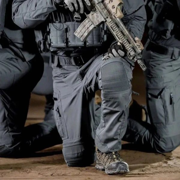 PRO DulPants-Jogging cargo imperméable pour homme, extérieur, Ripstop, multi-poches, protection des genoux, skip fjP40 Airsoft – Image 2