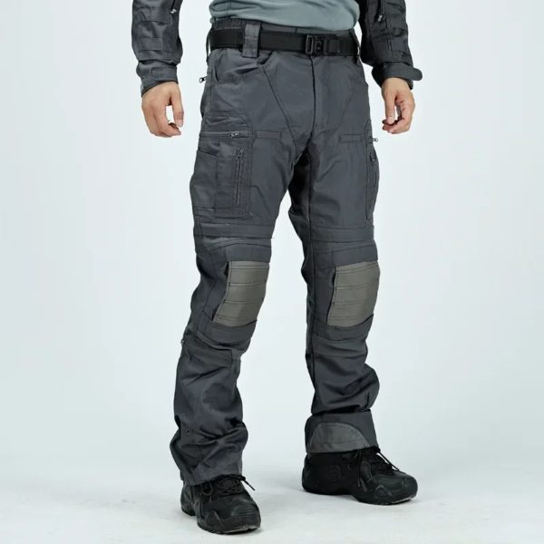 PRO DulPants-Jogging cargo imperméable pour homme, extérieur, Ripstop, multi-poches, protection des genoux, skip fjP40 Airsoft – Image 5