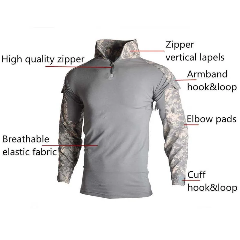 Chemise et pantalon de sniper imbibés de mousse pour hommes, chemise de sniper, uniforme militaire américain, olympiques d'extérieur camouflage de l'armée