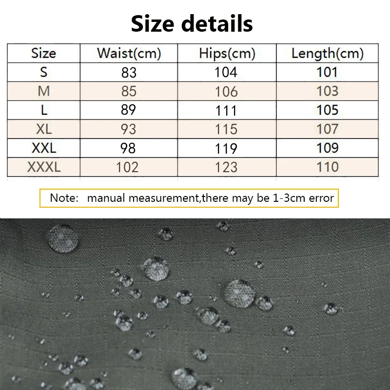Pantalon Cargo Imperméable pour Homme, Vêtement d'Extérieur, Multi-Poches, FjCasual, Entraînement en Plein Air, Nouvelle Collection