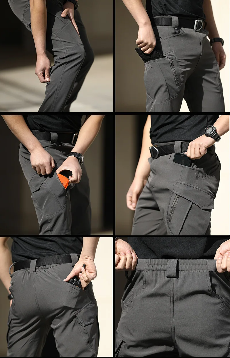 Pantalon utilitaire militaire CamSolomon DulMilitary, Veste d'extérieur commandée, Randonnée à l'eau, Fj-Wear, Desert, Spring-Autumn