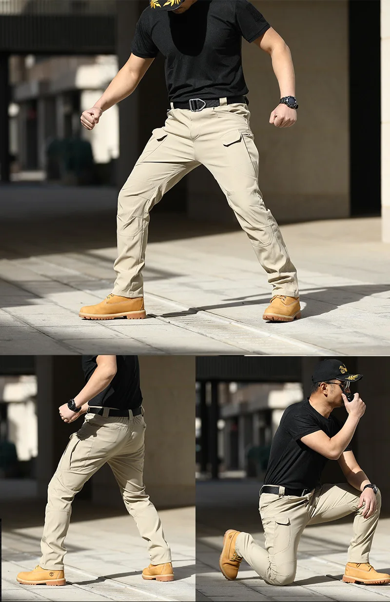 Pantalon utilitaire militaire CamSolomon DulMilitary, Veste d'extérieur commandée, Randonnée à l'eau, Fj-Wear, Desert, Spring-Autumn