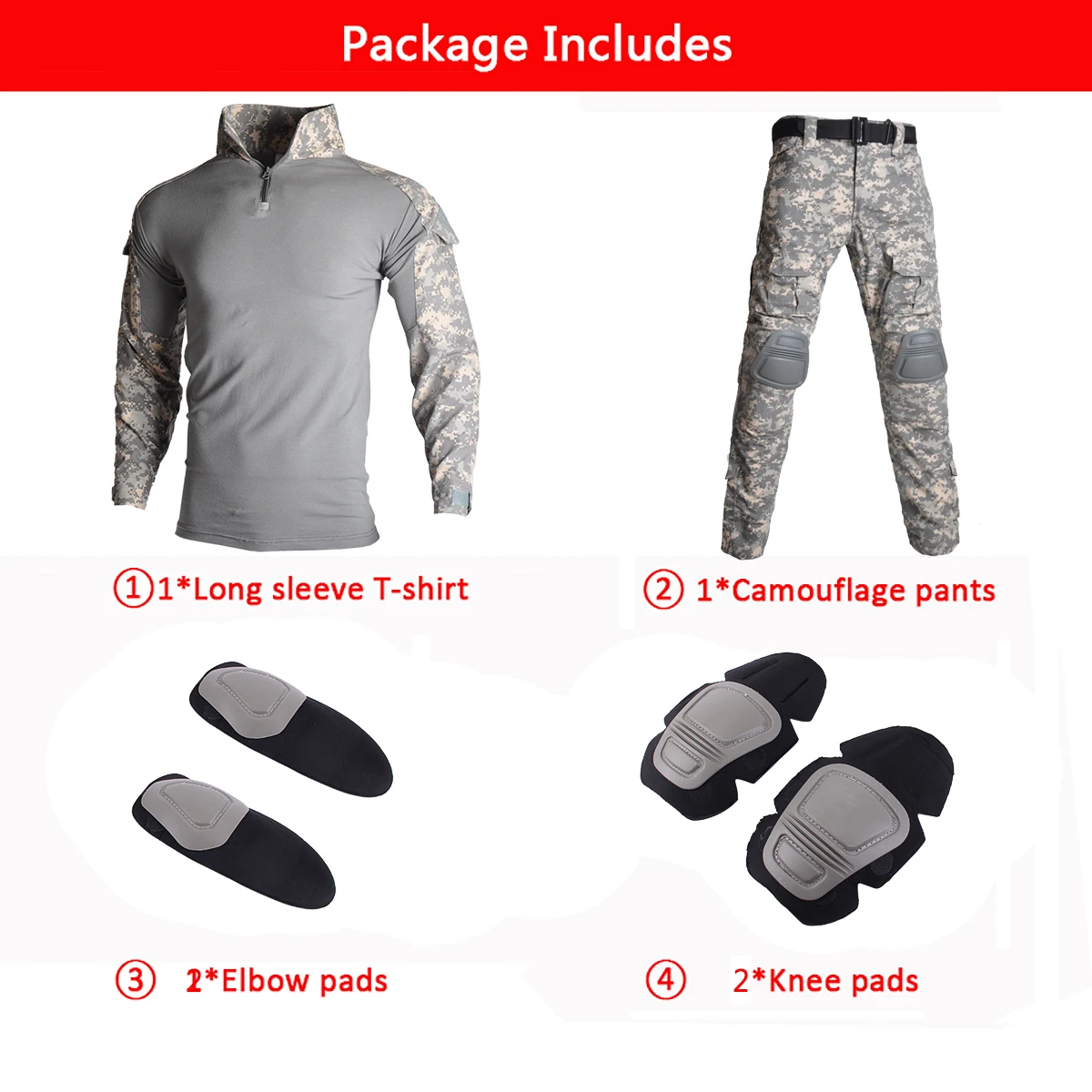 ACU with 4pcs pads