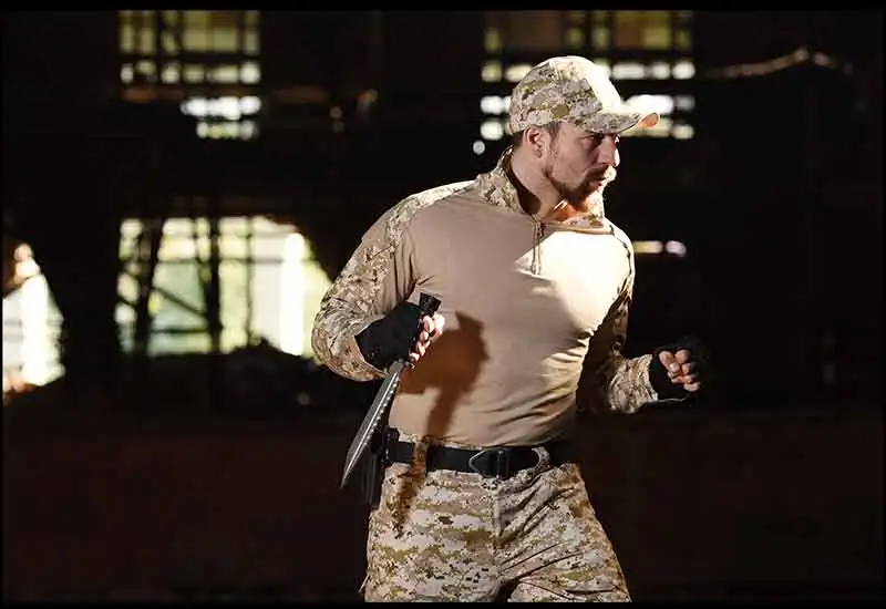 Combinaison tactique uniforme militaire, combinaisons Camouflage, chemises de chasse, pantalons, ensembles de vêtements de Paintball Airsoft avec 4 tampons et Plus 8XL
