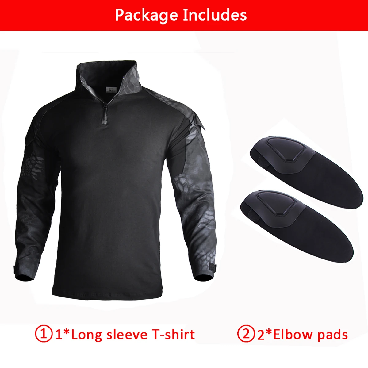 Black python shirt