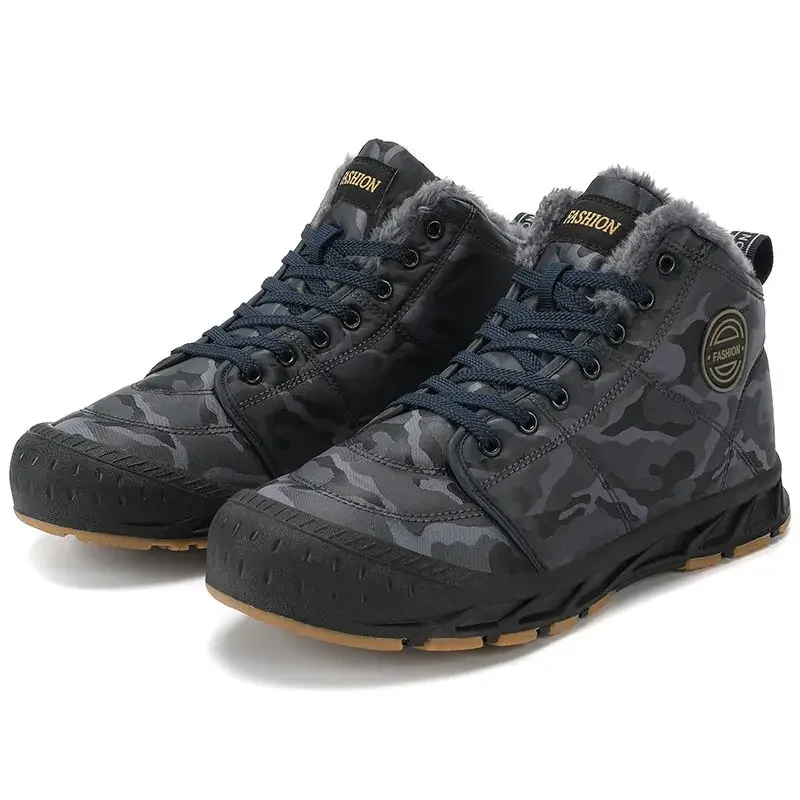 Bottes de neige décontractées pour hommes, chaussures à plateforme pour hommes, haut, luxe, offres originales, confortable, extérieur, randonnée, offre de travail, hiver