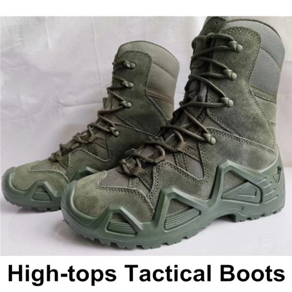 Dulboots-Bottes de saut du désert pour hommes, force spéciale, randonnée en plein air, chaussures de rinçage, baskets pour hommes, chaussure de randonnée