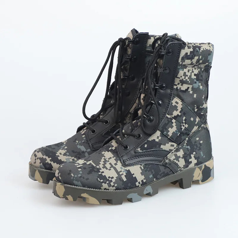 DulBoots-Chaussures d'entraînement spéciales pour hommes, chaussures montantes, absorbant les chocs, l'offre elles dures, taille haute, bottes de randonnée en plein air