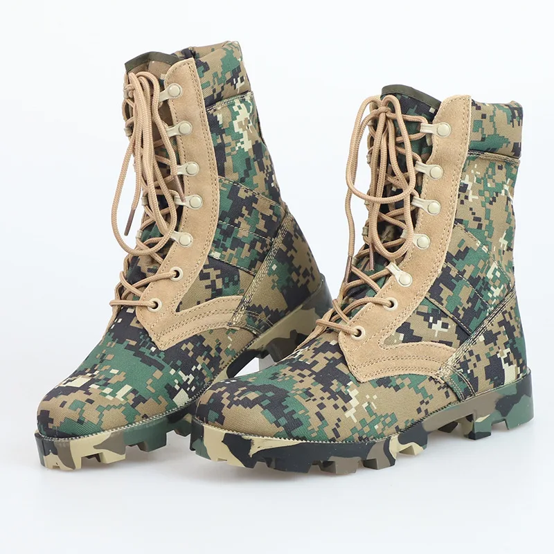 DulBoots-Chaussures d'entraînement spéciales pour hommes, chaussures montantes, absorbant les chocs, l'offre elles dures, taille haute, bottes de randonnée en plein air