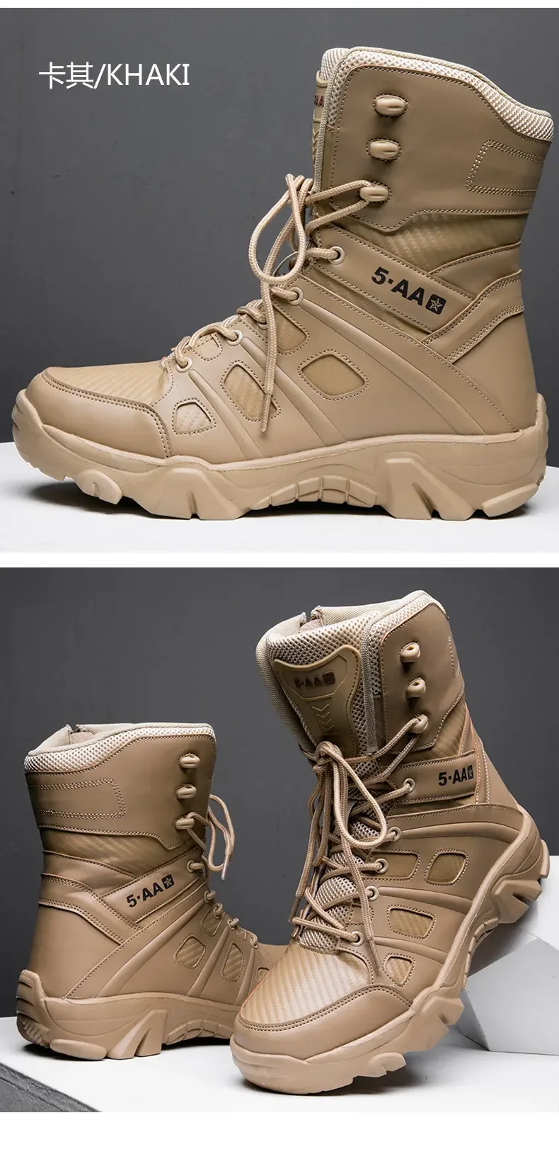 Bottes d'alpinisme décontractées pour hommes, chaussures montantes, sports de plein air, grande taille, zones bre, automne