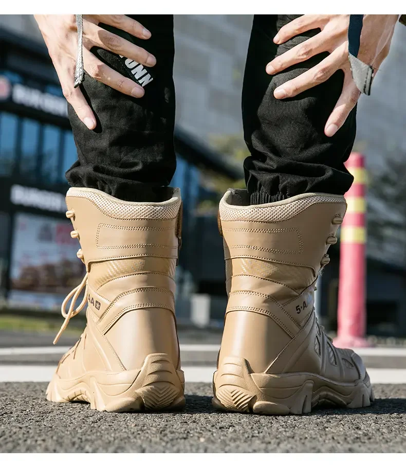 Bottes d'alpinisme décontractées pour hommes, chaussures montantes, sports de plein air, grande taille, zones bre, automne