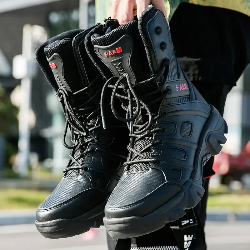 Bottes d'alpinisme décontractées pour hommes, chaussures montantes, sports de plein air, grande taille, zones bre, automne